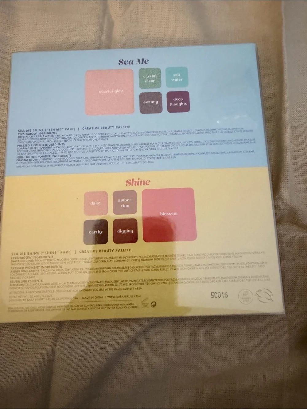 Sea Me Shine Duo Collection Palette